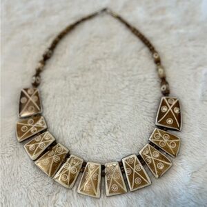 Vintage tribal themed necklace